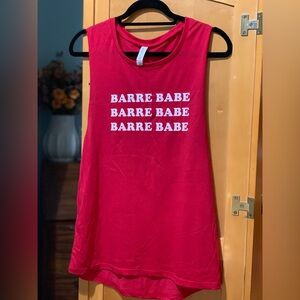 NWOT BARRE TANK ❤️